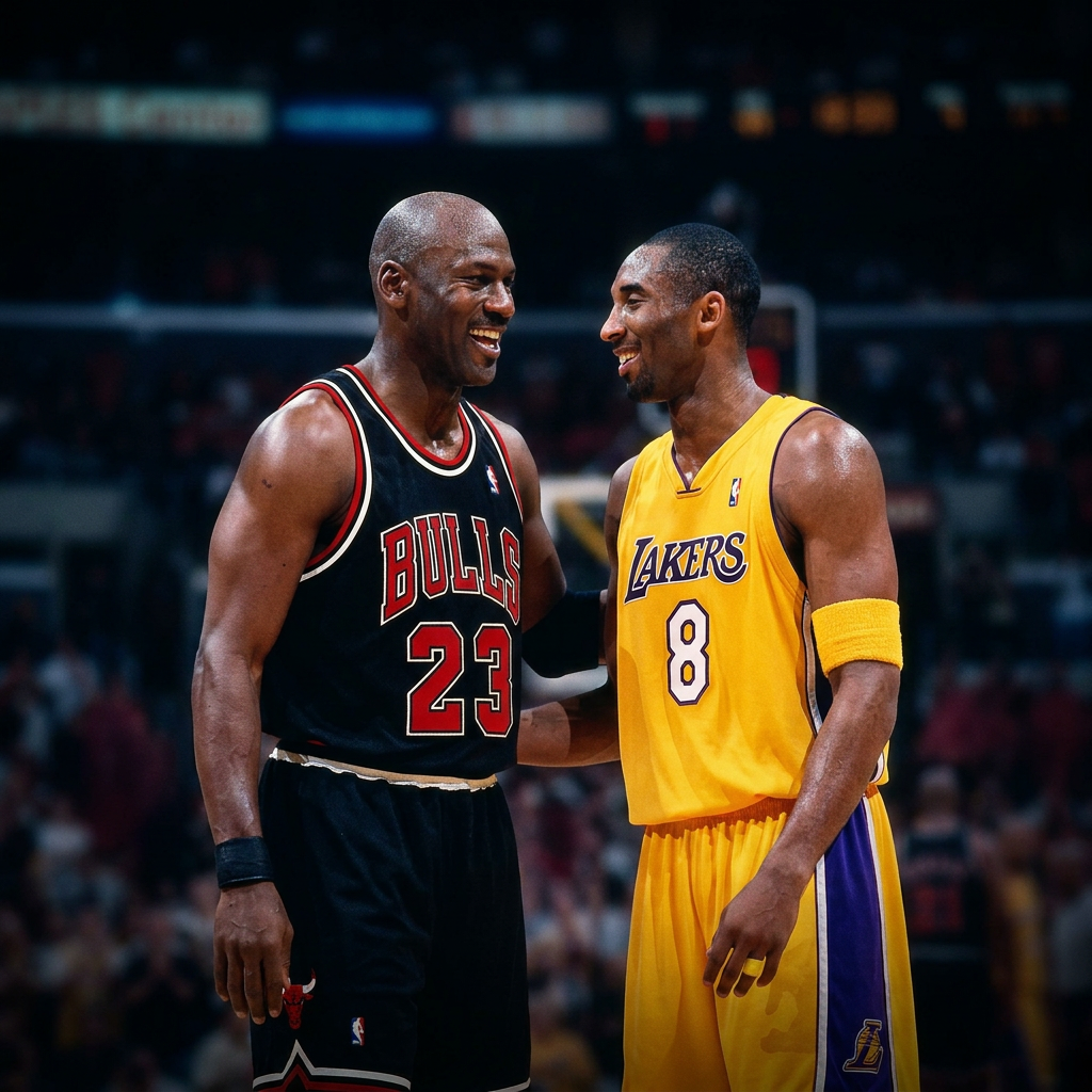 Michael Jordan en Kobe Bryant